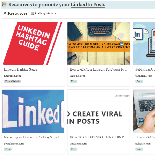 LinkedIn Content Promotion Resource Kit