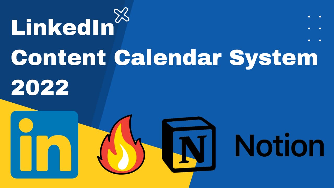 Free LinkedIn Content Calendar Template